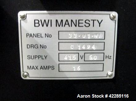 Used- Manesty Beta rotary tablet press
