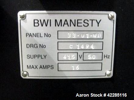 Used Manesty Beta rotary tablet press