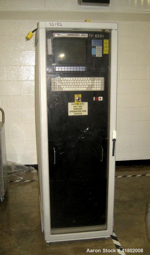 Used Manesty Rotary Tablet Press, Model Rotapress Mark IV, 55 station. 6-1/2 ton compression force with pre-compression 1 ton. Tablet output range per hour 156,000 to 439,800. Double sided. 0.62’’ (1...