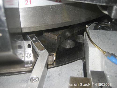 Used Manesty Rotary Tablet Press, Model Rotapress Mark IV, 55 station. 6-1/2 ton compression force with pre-compression 1 ton. Tablet output range per hour 156,000 to 439,800. Double sided. 0.62’’ (1...