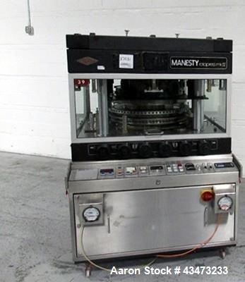 Used Manesty Rota Press Rotary Tablet Press, model MKII