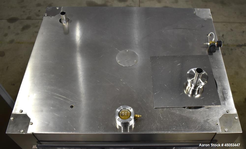 Used Manesty Novapress 61 Station Rotary Tablet Press. Maximum press output 366,000 per hour (single layer). Maximum depth of fill 17.46mm, max tablet diameter 11mm. Precompression 9.81 kN, main comp...