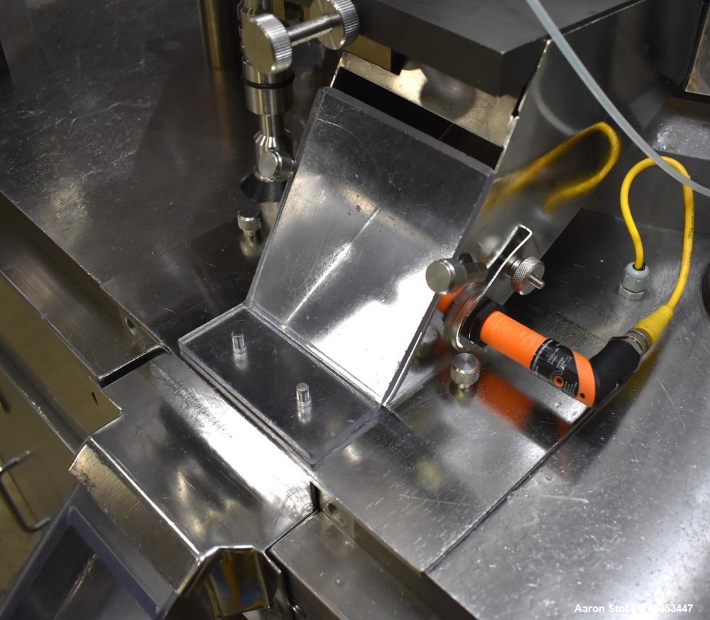 Used Manesty Novapress 61 Station Rotary Tablet Press. Maximum press output 366,000 per hour (single layer). Maximum depth of fill 17.46mm, max tablet diameter 11mm. Precompression 9.81 kN, main comp...