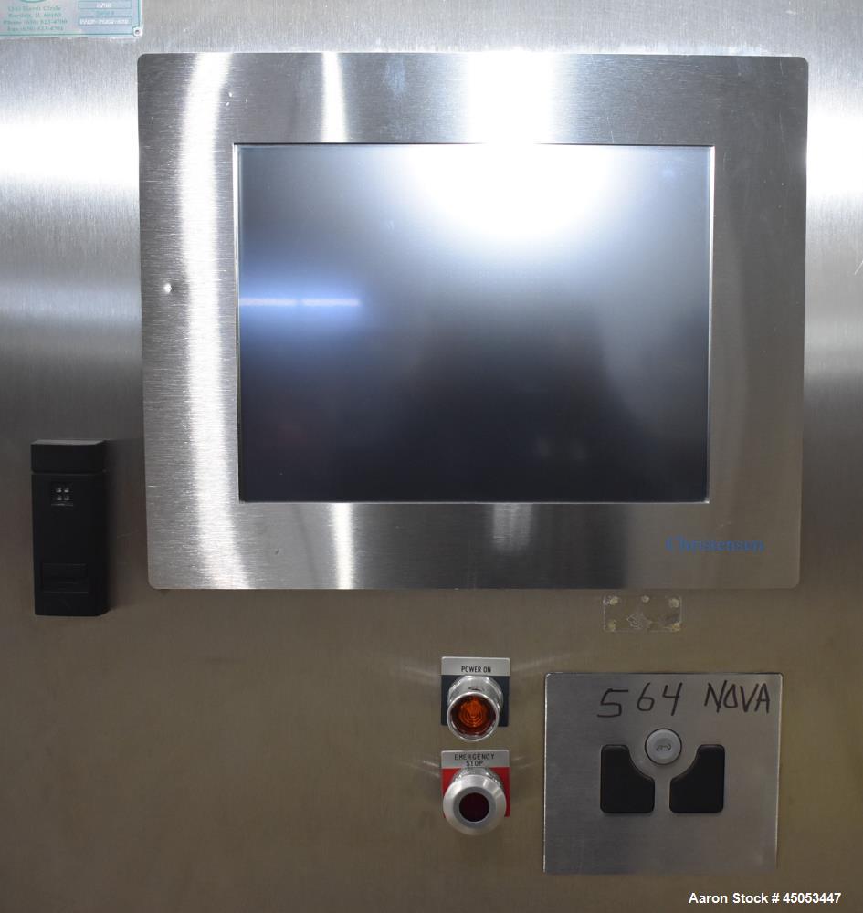 Used Manesty Novapress 61 Station Rotary Tablet Press. Maximum press output 366,000 per hour (single layer). Maximum depth of fill 17.46mm, max tablet diameter 11mm. Precompression 9.81 kN, main comp...