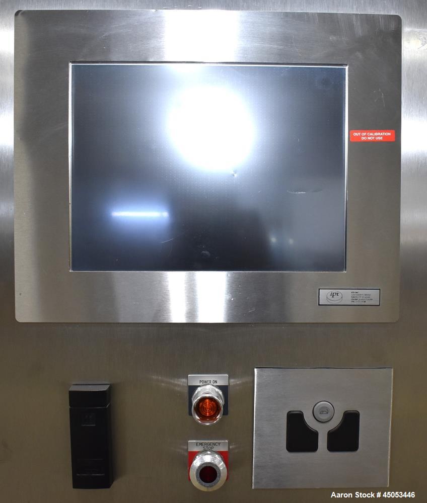 Used Manesty Mark IV 75 Station Rotary Tablet Press. Max press output 600,300 per hour (single layer), 300,150 per hour (bi-layer). Max depth of fill 17.46mm, max tablet diameter 11mm. Pre-compressio...