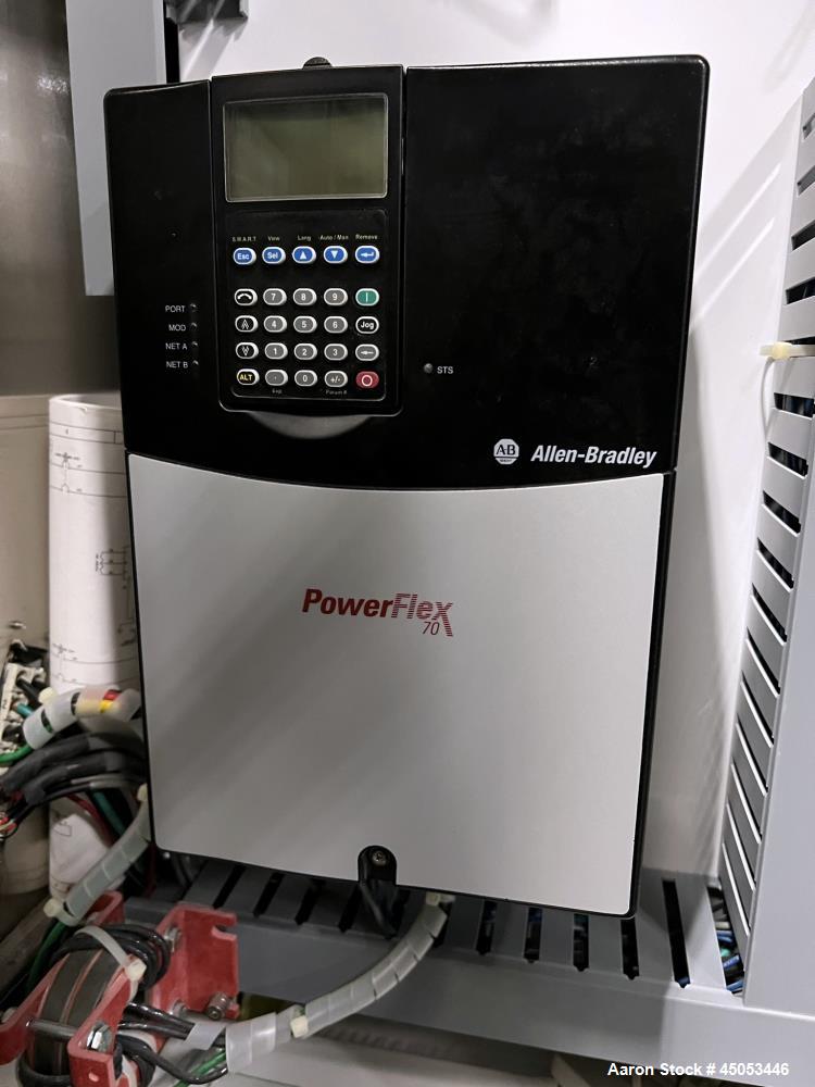 Used Manesty Mark IV 75 Station Rotary Tablet Press. Max press output 600,300 per hour (single layer), 300,150 per hour (bi-layer). Max depth of fill 17.46mm, max tablet diameter 11mm. Pre-compressio...
