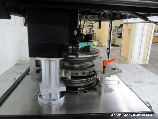 Used BWI Manesty Rotary Tablet Press, Model Unipress. 27 Station, keyed upper punch guides, 6.5 ton main compression, 1 ton pre compression, B tooled, 16 mm maximum tablet diameter, 18 mm maximum dep...