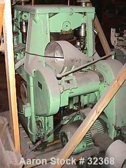 Used Manesty "Rota Press" Mark IIA High Speed Rotary Tablet. Double sided, approximate 6 1/2 ton, keyed head. Maximum depth of fill 11/16". Maximum diameter 7/16". Compacts 2,000 to 10,000 per minute...