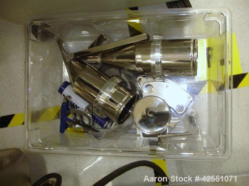 Used Riva Rotary Tablet Press, Model Piccola B-C, 10 Station, 50 Kn Compression Pressure. Keyed upper punch guides, 16 mm max tablet diameter, 19 mm max depth of fill, force feeder, rated up to 60,00...