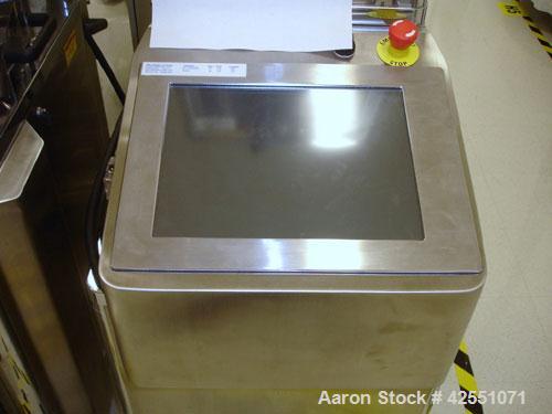 Used Riva Rotary Tablet Press, Model Piccola B-C, 10 Station, 50 Kn Compression Pressure. Keyed upper punch guides, 16 mm max tablet diameter, 19 mm max depth of fill, force feeder, rated up to 60,00...