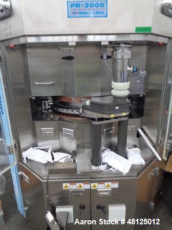 Used Pharm Tech Korea tablet presse, model PR-3000