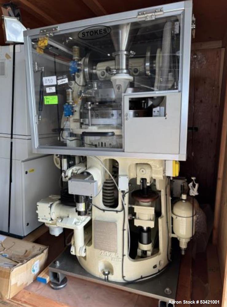 Used Stokes Rotary Tablet Press, 11 Station. Model 557 with controls.