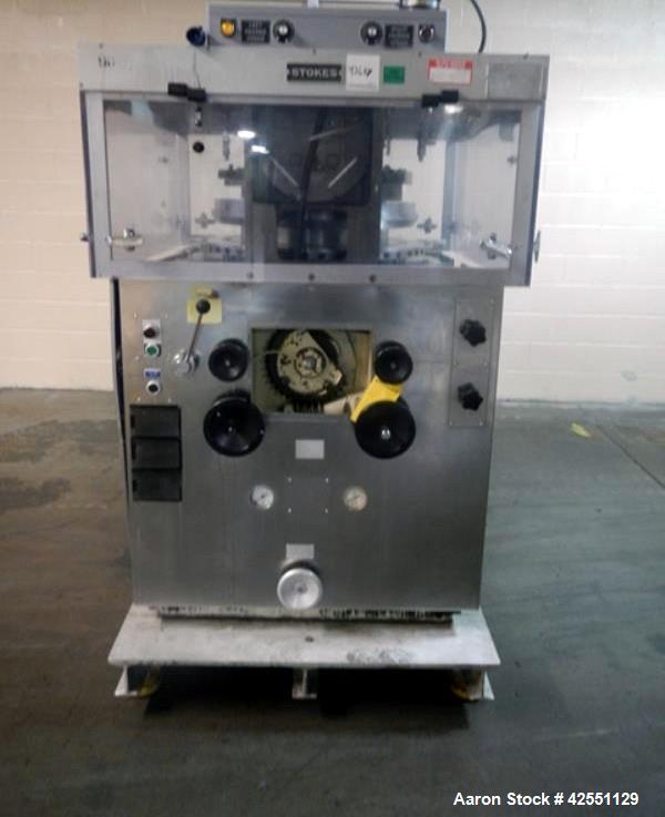 Used Stokes rotary tablet press, model 754-1