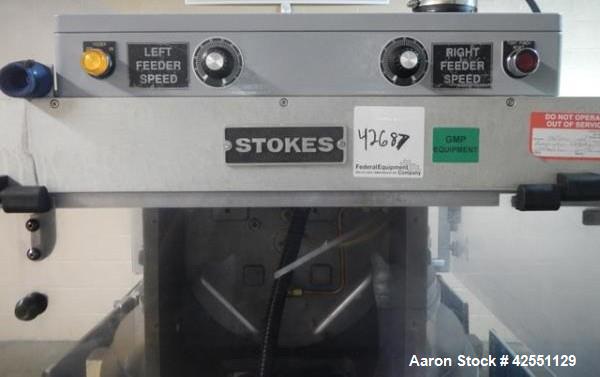 Used Stokes rotary tablet press, model 754-1