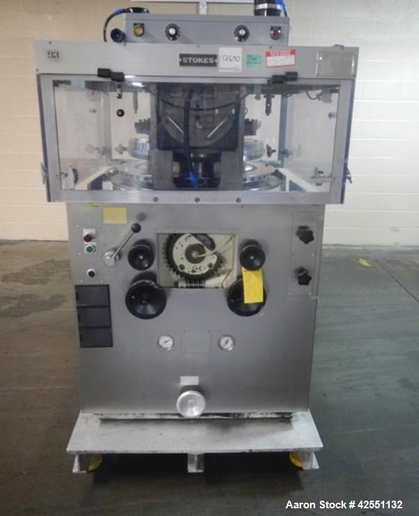 Used Stokes rotary tablet press, model 754-1