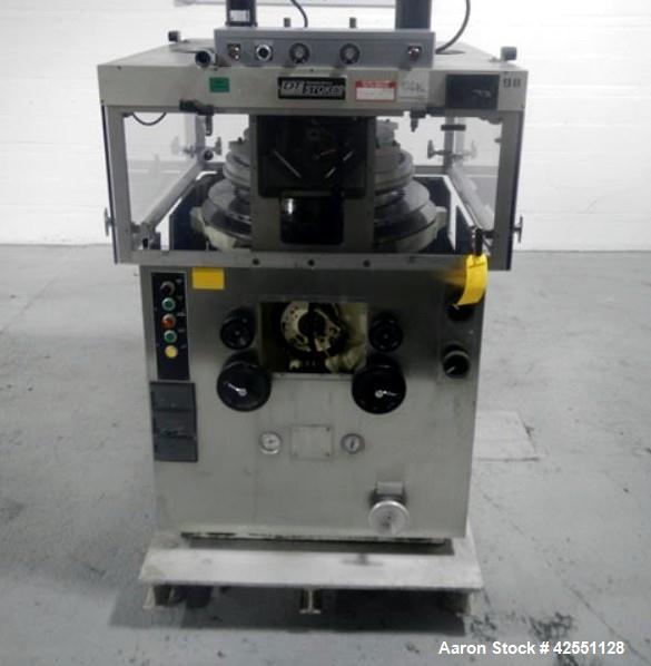 Used Stokes rotary tablet press, model 754