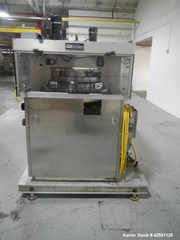 Used Stokes rotary tablet press, model 754