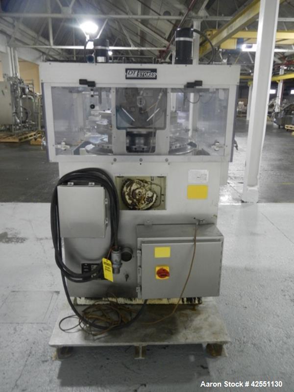 Used Stokes rotary tablet press, model 754