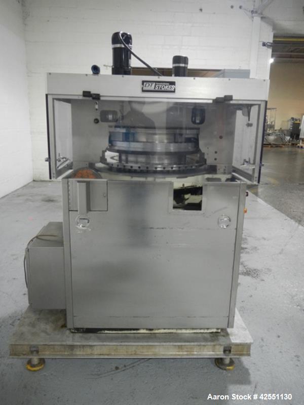 Used Stokes rotary tablet press, model 754