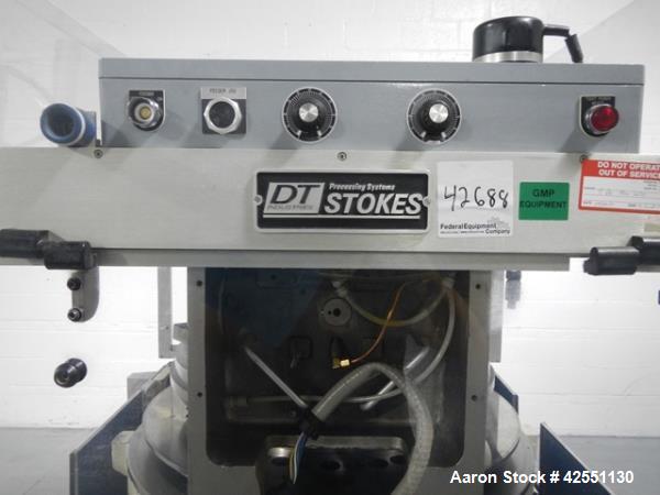 Used Stokes rotary tablet press, model 754