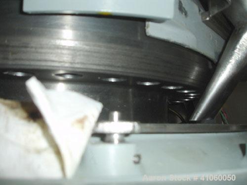 Used Stokes Rotary Tablet Press, Model 900-328-01. 33 station, keyed upper punch guides, hoppers missing parts, as is, serial #66939U.