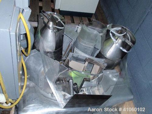 Used Stokes Rotary Tablet Press, model 900-328-1, 33 station, 10 ton compression pressure, keyed upper punch guides, body only.
