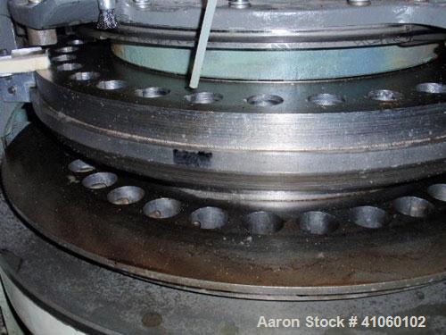 Used Stokes Rotary Tablet Press, model 900-328-1, 33 station, 10 ton compression pressure, keyed upper punch guides, body only.