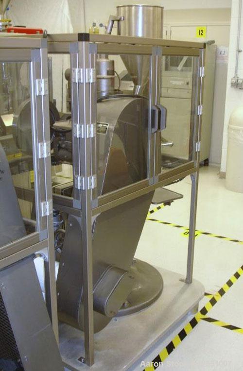 Used Stokes Rotary Tablet Press, Model 900-512-001. 16 Station, 4 ton compression pressure, 5/8" maximum tablet diameter, 11/16" maximum depth of fill, keyed upper punch guides, rated up to 63,000 ta...