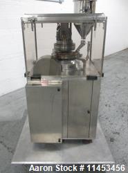 Used CPT (CapPlus Technologies) Econoline-M rotary tablet press, 16 stations, B tooled, keyed upper ...