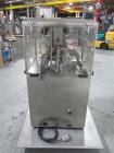 Used Used CPT (CapPlus Technologies) Econoline-M rotary tablet press, 16 stations, B tooled, keyed upper punch guide, feed hopper, 4 ton main compression pressure, rated up to 31,000 tablets/hr, seri...