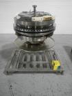 Used One (1) used Fette 3090 turret, 61 station, designed for 16 mm max tablet diameter, 28 mm max depth of fill, keyed upper punch guides on cart.