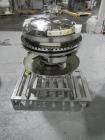 Used One (1) used Fette 3090 turret, 61 station, designed for 16 mm max tablet diameter, 28 mm max depth of fill, keyed upper punch guides on cart.