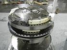 Used One (1) used Fette 3090 turret, 61 station, designed for 16 mm max tablet diameter, 28 mm max depth of fill, keyed upper punch guides on cart.