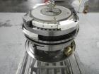 Used Fette 3090 turret, 49 station, designed for 25 mm max tablet diameter, 22 mm max depth of fill, keyed upper punch guides on cart.