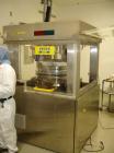 Used Fette Rotary Tablet Press, Model P3200/C, 49 station, double sided, keyed upper punch guides, 100 KN compression pressure with pre compression, 25mm max tablet diameter, 22mm max depth of fill, ...
