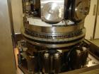 Used Fette Rotary Tablet Press, Model P3200/C, 49 station, double sided, keyed upper punch guides, 100 KN compression pressure with pre compression, 25mm max tablet diameter, 22mm max depth of fill, ...