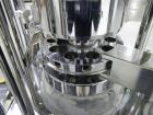 Used Riva Piccola B-C rotary tablet press, 10 station, 50 Kn compression pressure, keyed upper punch guides, 16 mm max tablet diameter, 19 mm max depth of fill, force feeder, rated up to 60,000 table...