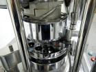 Used Riva Piccola B-C rotary tablet press, 10 station, 50 Kn compression pressure, keyed upper punch guides, 16 mm max tablet diameter, 19 mm max depth of fill, force feeder, rated up to 60,000 table...