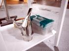 Used Riva Piccola B-C rotary tablet press, 10 station, 50 Kn compression pressure, keyed upper punch guides, 16 mm max tablet diameter, 19 mm max depth of fill, force feeder, rated up to 60,000 table...