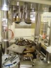Used Fette 1200i Rotary Pharmaceutical Tablet Press With (24-Station B-Turret) With Hydraulic Lift Transport Cart, Fette Compacting Workstation Controller Panel, Mobile Stainless Steel Parts Clean Ra...