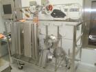 Used Fette 1200i Rotary Pharmaceutical Tablet Press With (24-Station B-Turret) With Hydraulic Lift Transport Cart, Fette Compacting Workstation Controller Panel, Mobile Stainless Steel Parts Clean Ra...