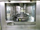 Used Fette Rotary Tablet Press, Model 3090. 61 Station, keyed upper punch guides, 100 KN main compression, 100 KN pre compression, dual sided, 16 mm max tablet diameter, 18 mm max depth of fill, rate...