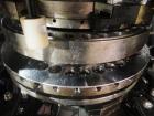 Used Fette rotary tablet press, model P3000, 37 station, D tooled, 100 Kn compression pressure with 10 Kn pre compression, 25 mm max tablet diameter, 22 mm max depth of fill, rated up to 266,400 tabl...