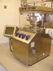 Used IMA Kilian Mid Size Force Feed Tablet Press, Model S250ZS. 32 Station, 8 ton main compaction force, 3.5 ton first layer compaction force. Tablet output 160 to 2000 tablets per minute. Maximum di...