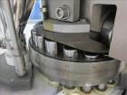 Used Kilian Rotor Tablet Press, Type RTS 18. 18 Stations, D-tooling, 100 Kn compression rating, 28 mm max tablet dia., 38 mm max depth of tablet fill, working capacity rated up to 75,600 tablets/hour...