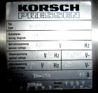 Used Korsch Tablet Press, Model PH800 IVH80, Stainless Steel. Built: 1997. Serial no.: K1800001. 3/60/480V
