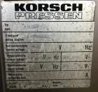 Used- KORSCH Pharma Press P800/77 Tablet Press