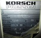 Used- Korsch Rotary Tablet Press, Model PH 106/DMS