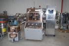 Used Korsch PH300 Rotary Tablet Press. 43 station, rotor with hard chrome plating, stainless steel hopper, force feed system, pre-compression station, compression station, tablet chute, separate cont...