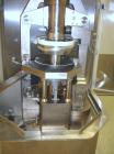 Used Korsch Rotary Tablet Press, Model XL 100 PRO. 10 Station removable turret, keyed upper punch guides, b tooled, 60 Kn compression pressure with 10 Kn precompression, 16 mm max diameter, up to 18 ...